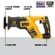 thumbnail image 2 of Sierra recíproca DEWALT 20V MAX XR inalámbrica DCS367B, 2 of 9