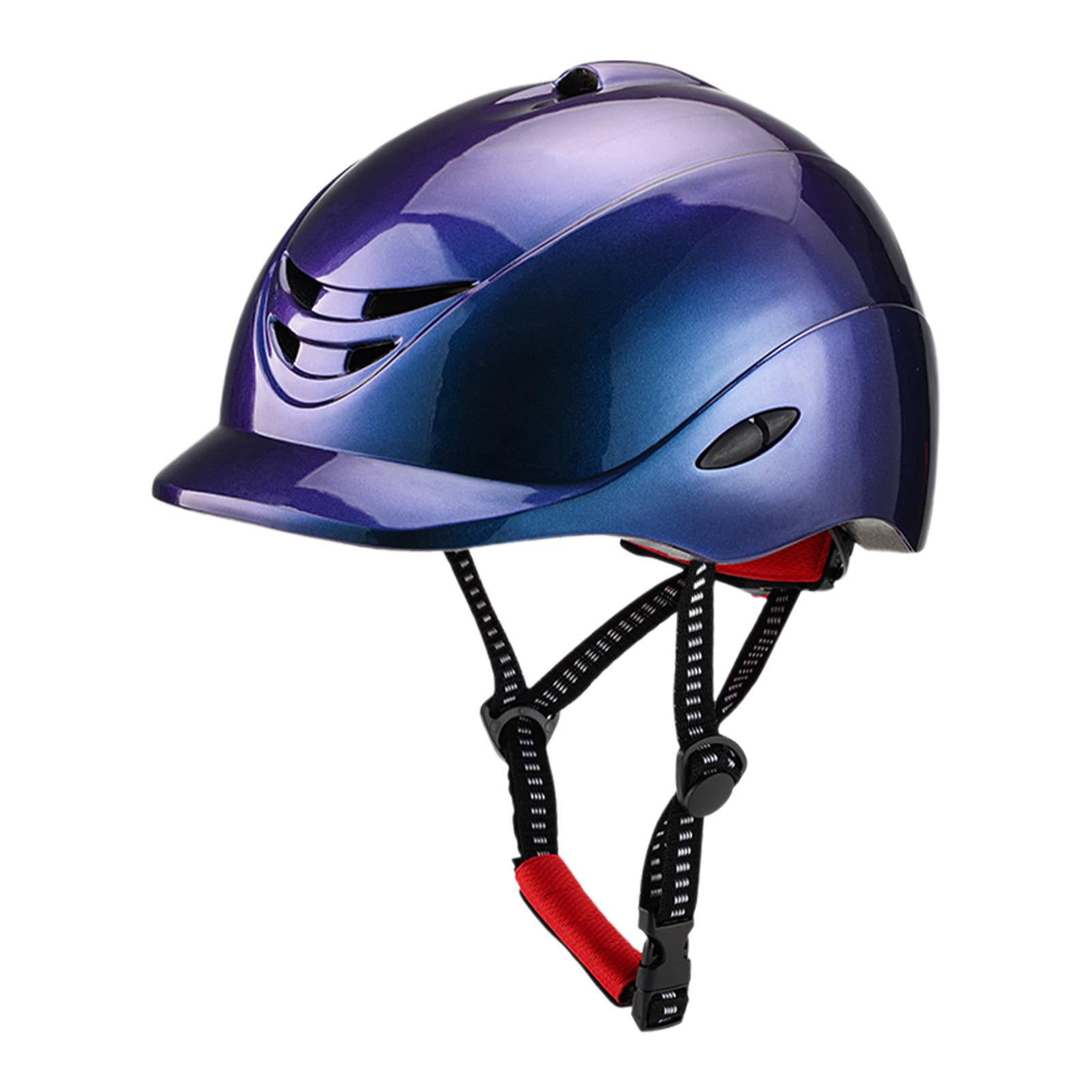 Magideal - Casco De Equitación, Sombrero Ecuestre Para Hombres Y Mujeres, Ligero, Ajustable, Transpirable, Gorro De Equitación, Gorra De Equitación Para Montar Azul