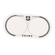 thumbnail image 1 of Parche De Batería Doble De 1 Pieza Para Accesorios De Almohadillas Antideslizantes, Blanco, 1 of 3