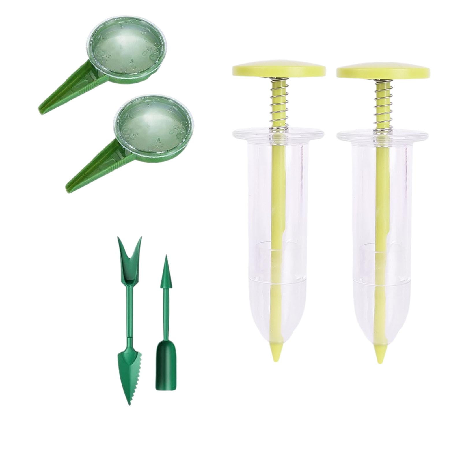 Magideal - Dispensador De Semillas Para Jardín, Esparcidor De Semillas, Maceta, Macetero, Accesorios, Herramienta De Jardinería, Macetero De Semillas Pequeño Aju Amarillo