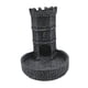 thumbnail image 2 of Torre De Dados Con Bandeja Para Pared Con Diseño De Castillo, Bandeja Para Tirar Dados Tallada Para Regalo De Cumpleaños, Color Gris Y Negro, 2 of 5