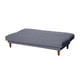 thumbnail image 4 of Futon Turin Lino Gris Oscuro, 4 of 5