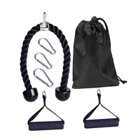 Ioensy - Juego De Accesorios Para Máquina De Cables, Cuerda Desplegable Para Levantamiento De Pesas, Dorsales Y Hombros