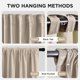 thumbnail image 3 of Cortinas Joydeco Beige Claro 100% Opacas 230x229 cm 2 Paneles, 3 of 9