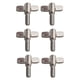 thumbnail image 2 of 6 Uds Tornillos De Tambor De Metal Tuercas Piezas Sólidas Accesorios Tornillos De Montaje De Tambor Tuerca, 2 of 5