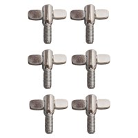 Magideal - 6X, Tuerca De Tornillo De Tambor, Tuerca De Tornillo De Montaje De Caja, Reemplaza El Juego De Batería, Fuerte, Fácil De Instalar, Instrumento De Bate