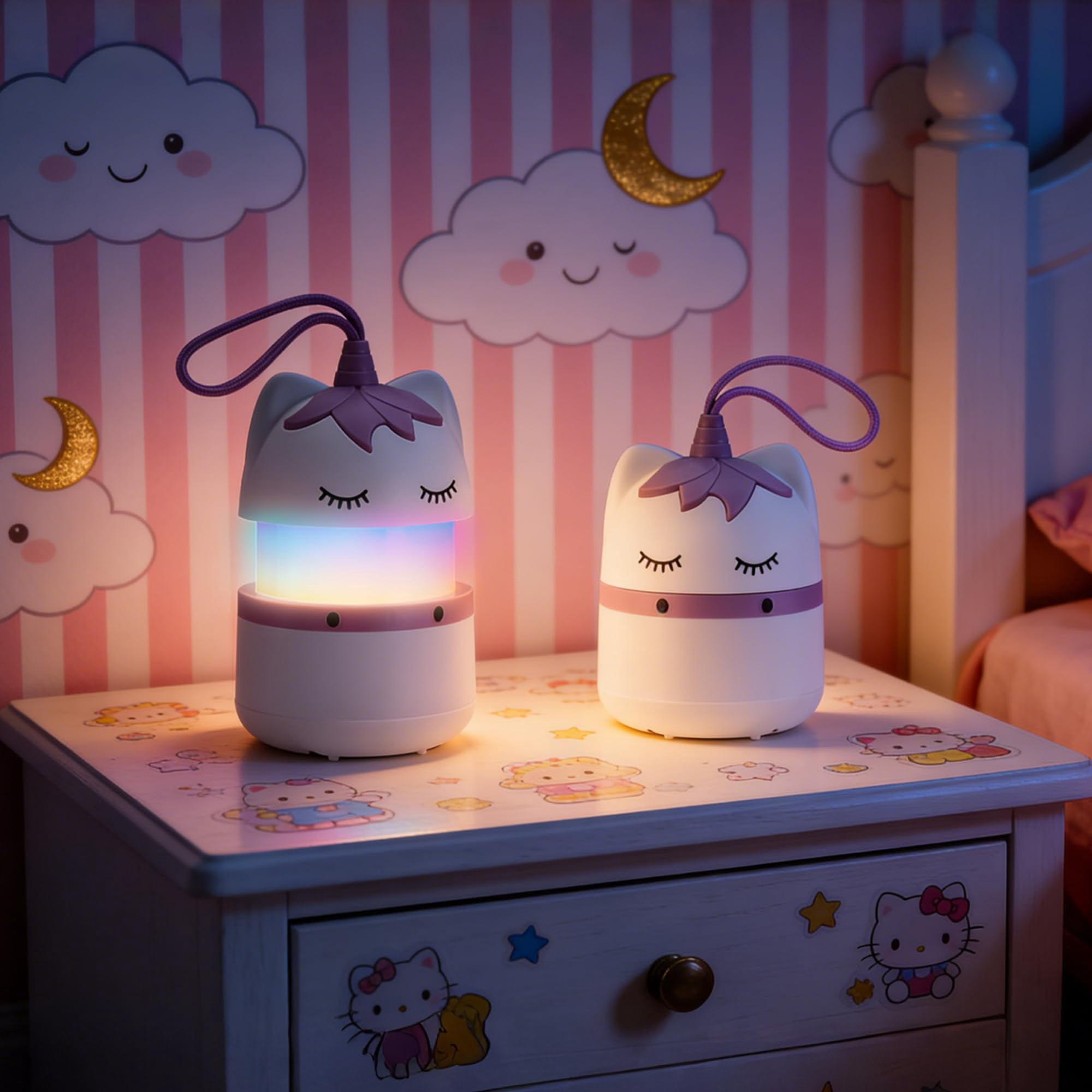 Linterna De Camping Workpro Para Niños Con Luces Rgb En Forma De Unicornio, Paquete De 2 Unidades