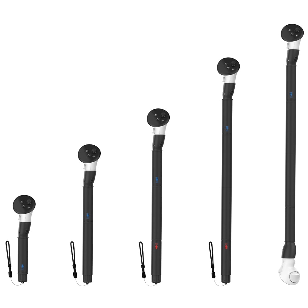 Genérico - Vr Controller Accessories, Vr Gorilla Tag Long Arms Grips For Meta Quest 3 Beat Saber Golf Club Baseball-negro