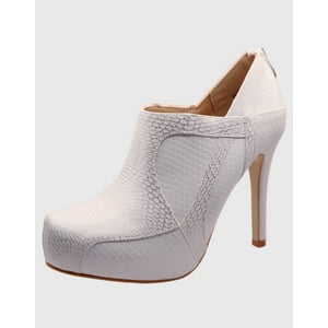 Danicolle Calzado - Botin Taco Aguja Blanco