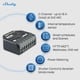 thumbnail image 2 of Shelly 2PM Gen4, relé inteligente de 2 canales con Wi‑Fi y Zigbee, 2 of 7