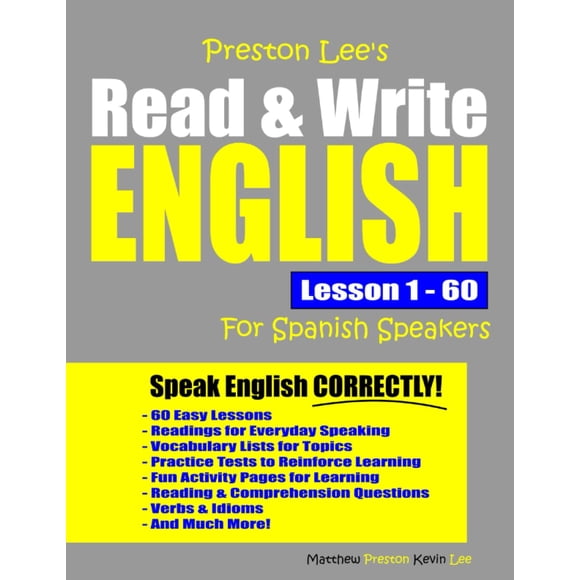Libro Preston Lees Read Write English Lecciones 1 60