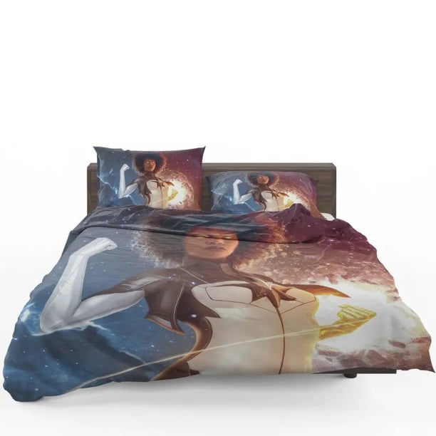 Teyonah Parris as Monica Rambeau The Marvels Heroine Quilt Duvet Cover Set3-Piece Bedding Set