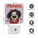 thumbnail image 2 of Mafalda Luz nocturna LED con sensor de anochecer a amanecer para dormitorio, baño, pasillo, escaleras - Lámpara LED nocturna de enchufe, 0.5W - 1 pieza, 2 of 6