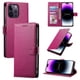 thumbnail image 1 of Funda Para Iphone 14 Pro– Cuero Premium, 3 Ranuras Para Tarjetas, Protección Contra Impactos, 1 of 5