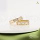 thumbnail image 3 of Anillo Amberta de oro 14K talla 6.4 con corte de diamante, 3 of 6
