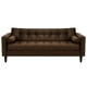 thumbnail image 1 of Sofa Retro 3cg Felpa 00 Chocolate, 1 of 6