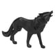 thumbnail image 3 of Figura De Lobo Nórdico Manualidades De Modelo De Animal Salvaje Para Decoración De Oficina En Casa Negro, 3 of 5
