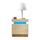thumbnail image 1 of Velador Con Luz Led Versatil 2 Cajones Arce, 1 of 3