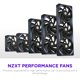 thumbnail image 2 of Ventilador de caja NZXT F120X Performance 120 mm PWM RGB negro, 2 of 9