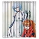 thumbnail image 1 of Cortina de ducha de anime con dibujos animados de hermana genial, juego de cortina de baño con ganchos, tamaño 66 x 72 pulgadas, 1 of 3