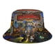 thumbnail image 1 of Dragones Carrera al Filo Sombrero bucket para adultos, gorra de protección solar, sombrero de pescador plegable para viajes al aire libre, pesca y actividades de verano, 1 of 6