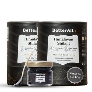 Suplemento Better Alt Pure De Shilajit Del Himalaya, 400 Mg X2