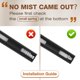 thumbnail image 4 of Humidificador portátil Daskternie Mini USB Cool Mist de 180 ml, color negro, 4 of 9