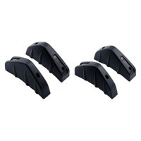 Ioensy - 4 Piezas Coche Trasero Inferior Parachoques Ala Labio Difusor Spoiler Tiburón Aleta Protector Estilo A