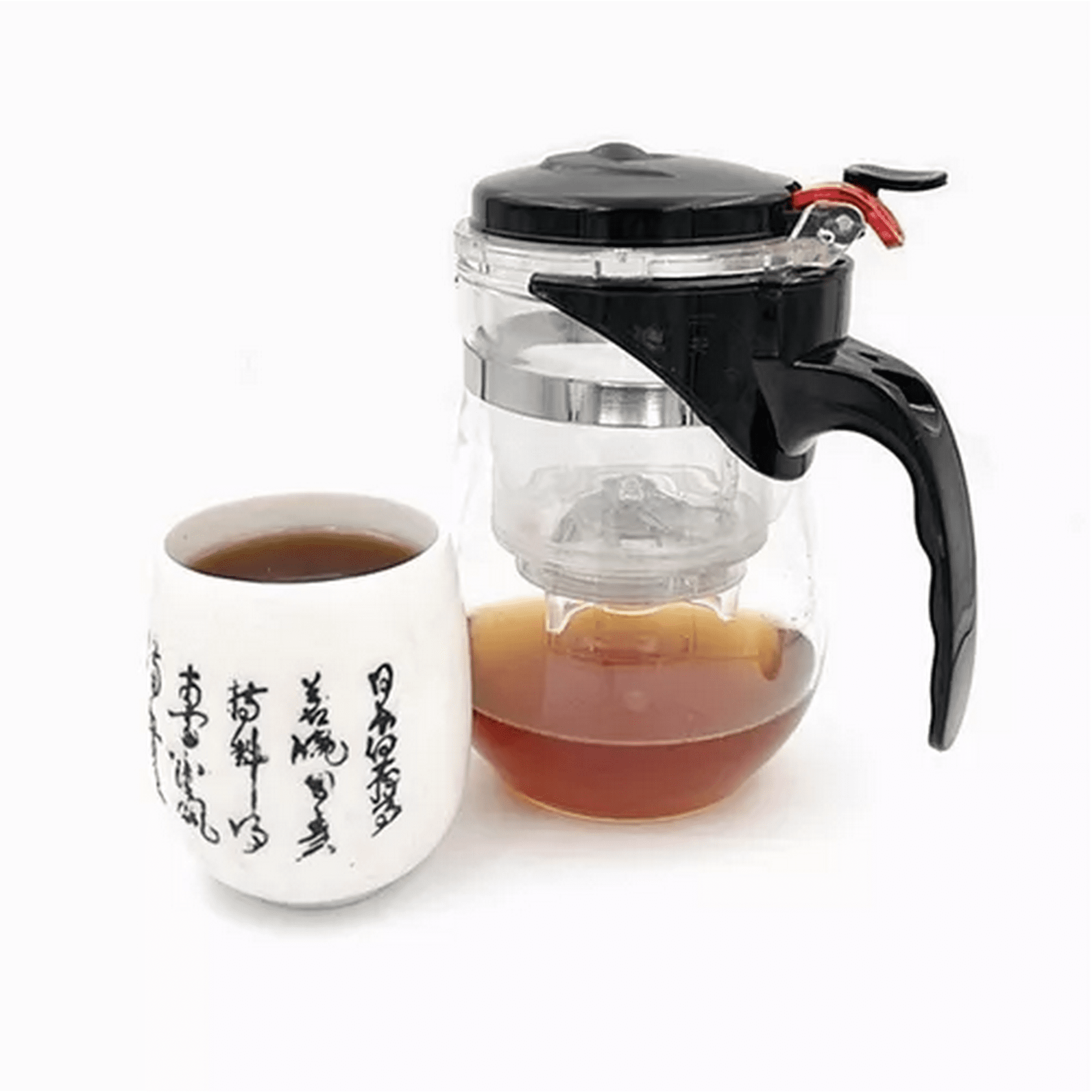 Genérico - Tazón Con Filtro Para Té Y Hierbas De Vidrio