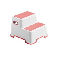 Bothyi - Taburete Escalonado Para Niños, Taburete Para Orinal, Taburete Escalonado Resistente Para Niños Mayores De 1 Año, Rojo