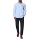thumbnail image 2 of INSPIRE CHIC Camisas de Vestir para Hombre de Manga Larga con Cuello de Cuadros y Botones XL Azul Claro, 2 of 6