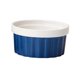 thumbnail image 4 of Cuenco De Cerámica Duradero Para Hornear De Porcelana Para Soufflé, Creme Brulee Blue, 4 of 5