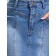 thumbnail image 5 of INSPIRE CHIC Falda de Mezclilla para Mujer Casual de Cintura Alta con Bolsillos por Encima de la Rodilla Falda Lápiz de Jean Elástica XL Azul Cielo, 5 of 6