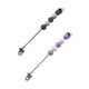 thumbnail image 4 of 2 Uds Tablero Ocupado Juguete Sensorial De Madera Habilidad Práctica Gris Violeta, 4 of 5