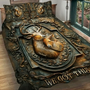 Milsleep - You And Me We Got This - Juego De Edredón De Caza Personalizado