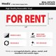 thumbnail image 2 of Sticker Mediz Inmobiliaria En Alquiler Vinilo 9.5x38 cm Paquete 10, 2 of 7