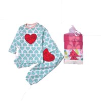 Babykids Divana - Set 2 Pijamas Conjunto De Algodon Manga Larga Para Bebes 18M Niña