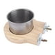 thumbnail image 3 of Soporte De Madera Para Pájaros, Plato De Alimentación Para Pájaros, Bandeja De Comida Para Periquitos, Accesorios Para Jaula, 9,2 Cm X 10cm, 3 of 5