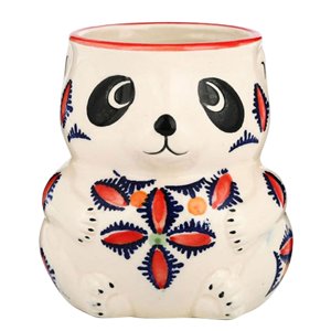 Magideal - Taza Tiki De Cerámica, Copa De Vino Con Forma De Animal, Calidad Premium, Gran Regalo Para Anfitriones, Registros De Bodas Y Regalos Creativos De Panda 480Ml