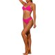 thumbnail image 4 of INSPIRE CHIC Conjunto de Bikini de Triángulo con Cuello en V para Mujer, Dos Piezas, Tirantes Ajustables, Traje de Baño con Copas Acolchadas Removibles, Talla S, Rojo Rosado, 4 of 5