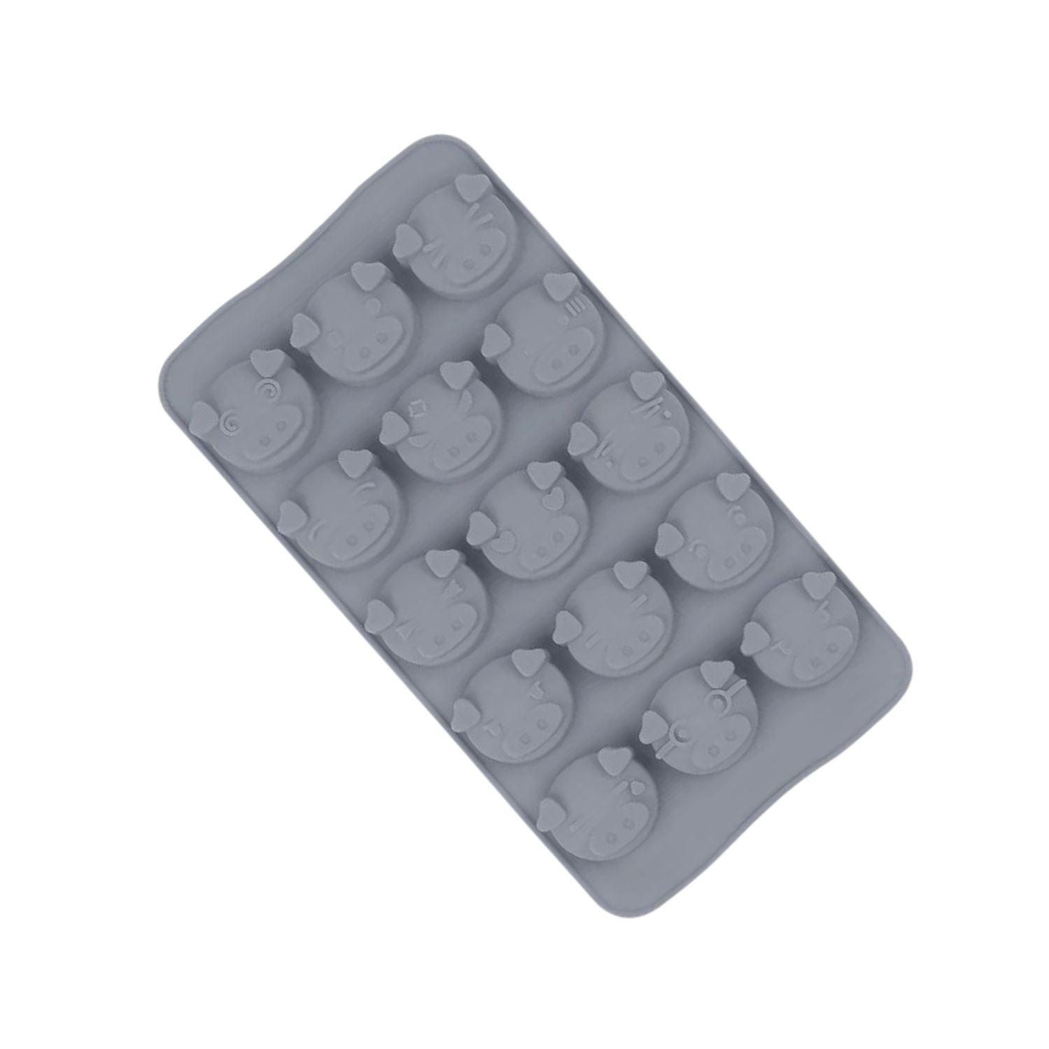 Genérico - Molde De Silicona 10x20cm Para Hornear Diseño Mini Cerditos