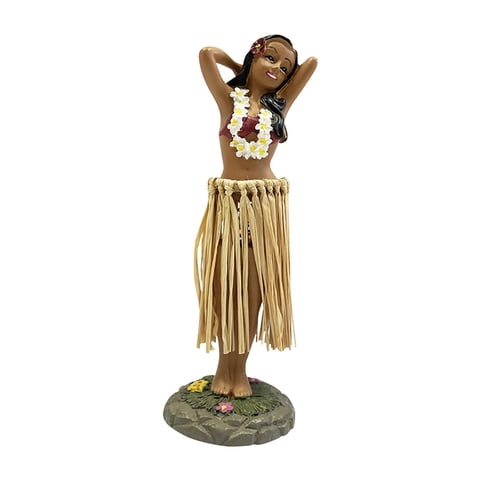 Bothyi - Mini Muñeca Hawaiana Para Salpicadero, Adorno De Estilo Vintage, Bailarina, Bailarina
