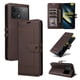 thumbnail image 4 of Premium Wallet Case for Xiaomi Poco F6 Pro 5G with Card Slots & Kickstand, Flip Cover Brown, 4 of 6