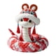 thumbnail image 5 of Año Nuevo Chino Serpiente Peluche Juguete Foto Prop Para Oficina Regalo De Cumpleaños Gabinete Rojo 25cm, 5 of 5