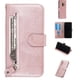 thumbnail image 1 of Funda con Cremallera para Samsung Galaxy S9, Carcasa Cartera de Cuero PU con Soporte y Tarjetero, 1 of 5