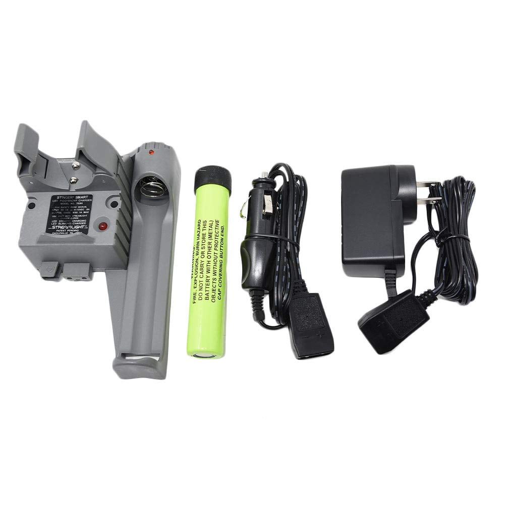 Soporte De Cargador Con Batería Para Linterna Streamlight Stinger