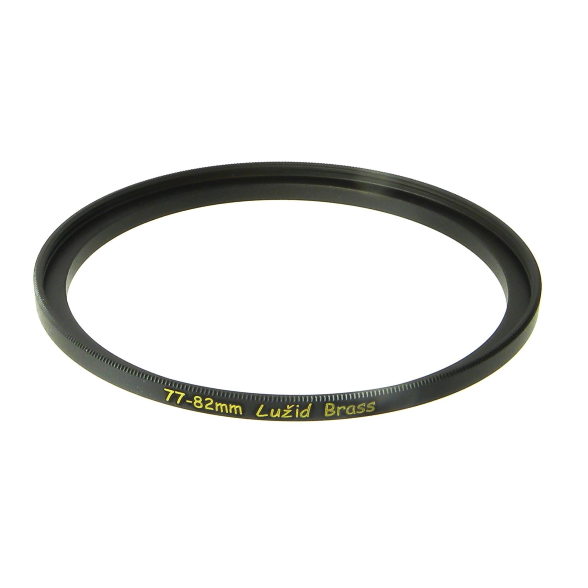 Adaptador Step Up Con Anillo De Filtro Lužid X2, Latón, 77 Mm A 82 Mm