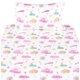 thumbnail image 3 of Juego de sábanas Scientific Sleep Twin de algodón rosa nube, 3 of 5
