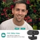 thumbnail image 5 of Cámara web con micrófono, cámara web Full HD 1080P para PC, portátil, computadora de escritorio, MAC, cámara web Plug and Play con cubierta de privacidad, cámara USB para YouTube, Zoom, Skype, FaceTim, 5 of 7