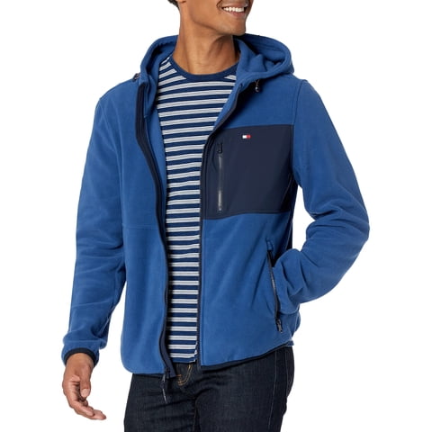 Chaqueta Tommy Hilfiger De Forro Polar De Alto Rendimiento Con Capucha Para Hombre